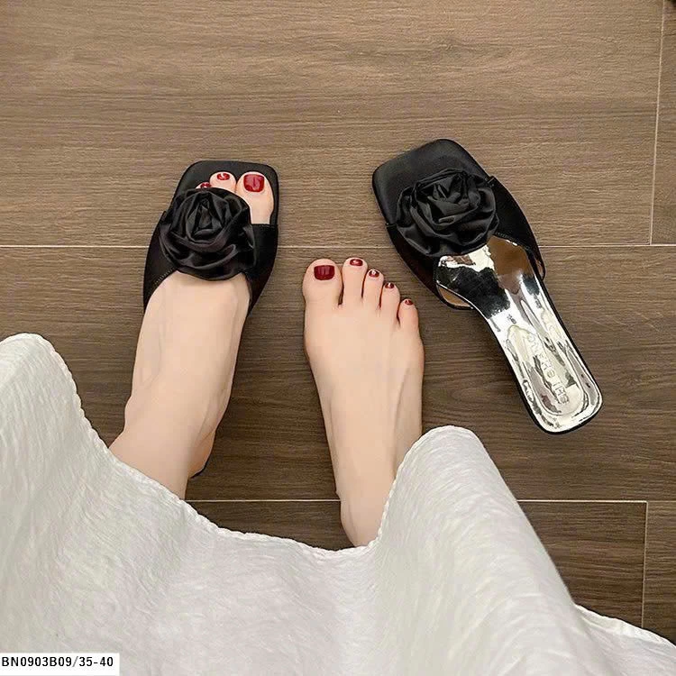 DÉP CAO GÓT HOA CHO NỮ