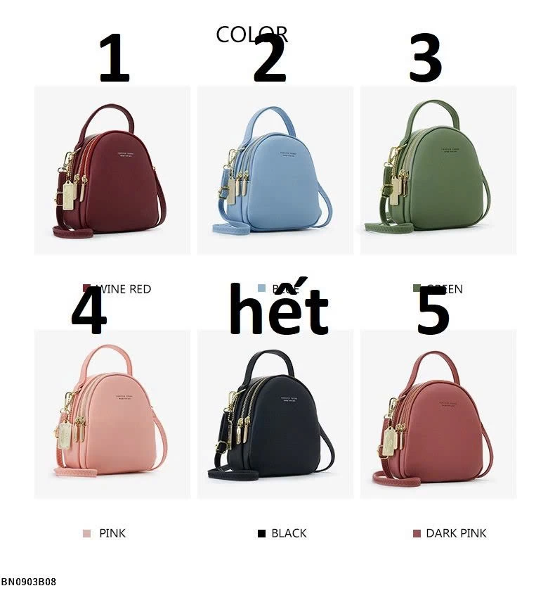 TÚI XÁCH MINI TRƠN MÀU THỜI TRANG