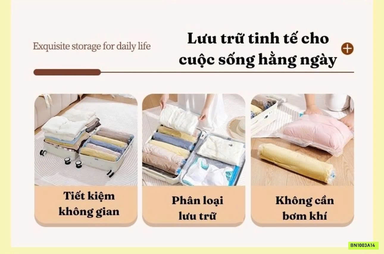 SET 12 TÚI HÚT CHÂN KHÔNG DU LỊCH (ko kèm bơm)