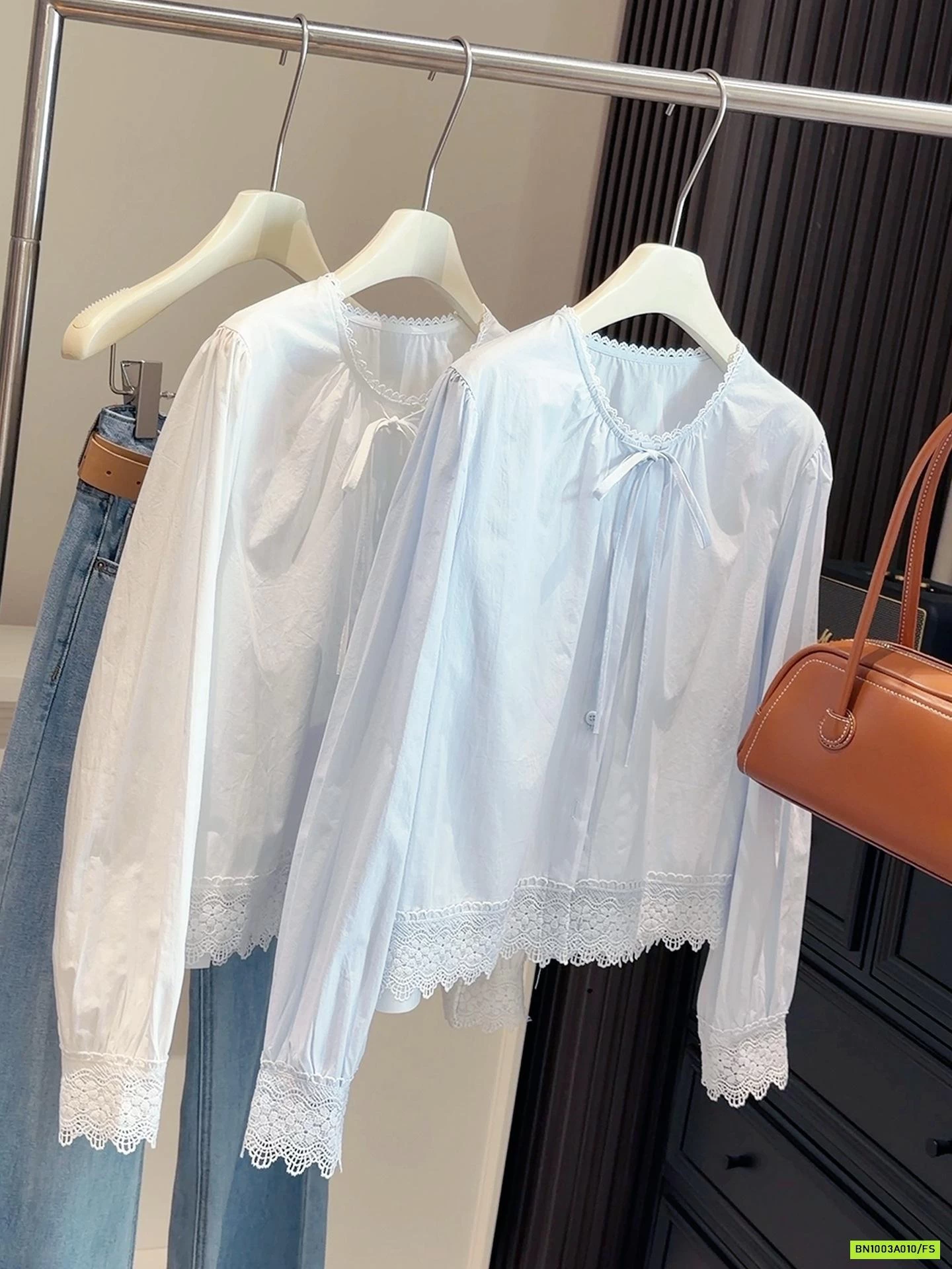 SƠ MI PHỐI VIỀN REN ANNA