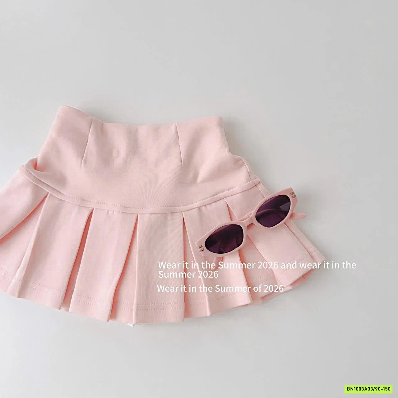 CHÂN VÁY COTTON XẾP LY T&QKIDS