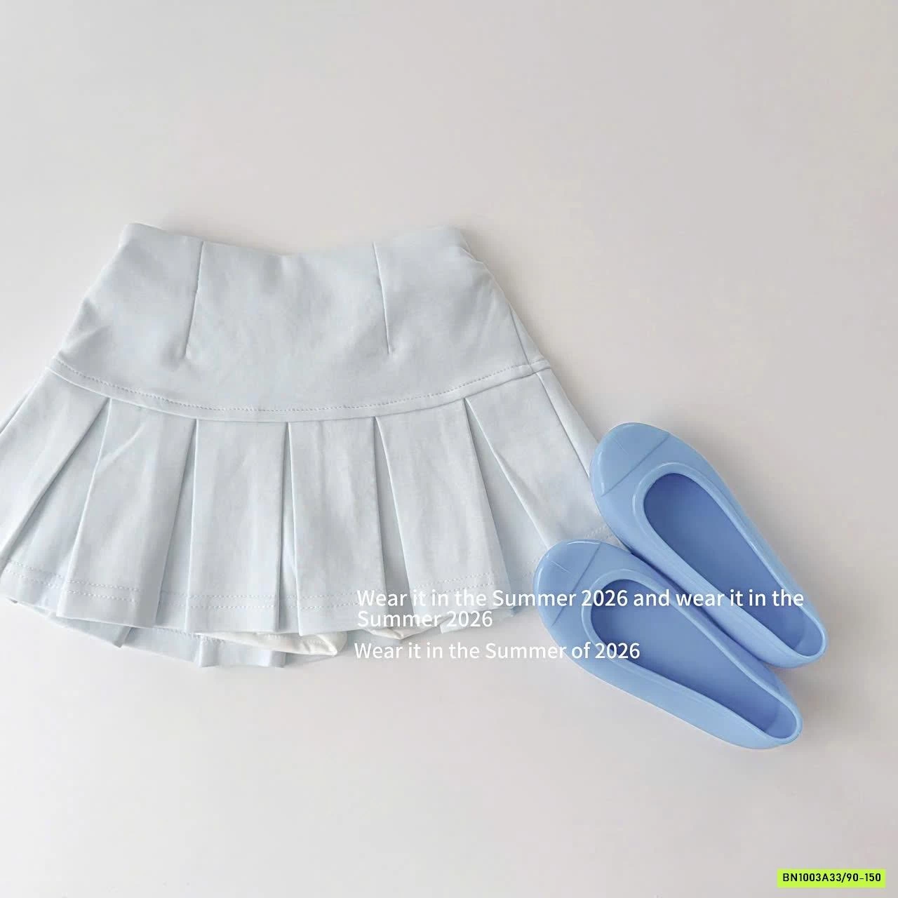 CHÂN VÁY COTTON XẾP LY T&QKIDS