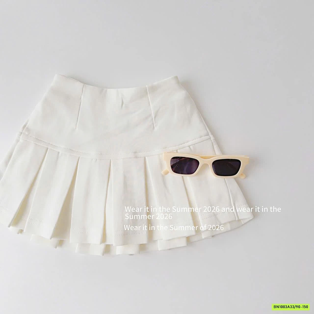 CHÂN VÁY COTTON XẾP LY T&QKIDS