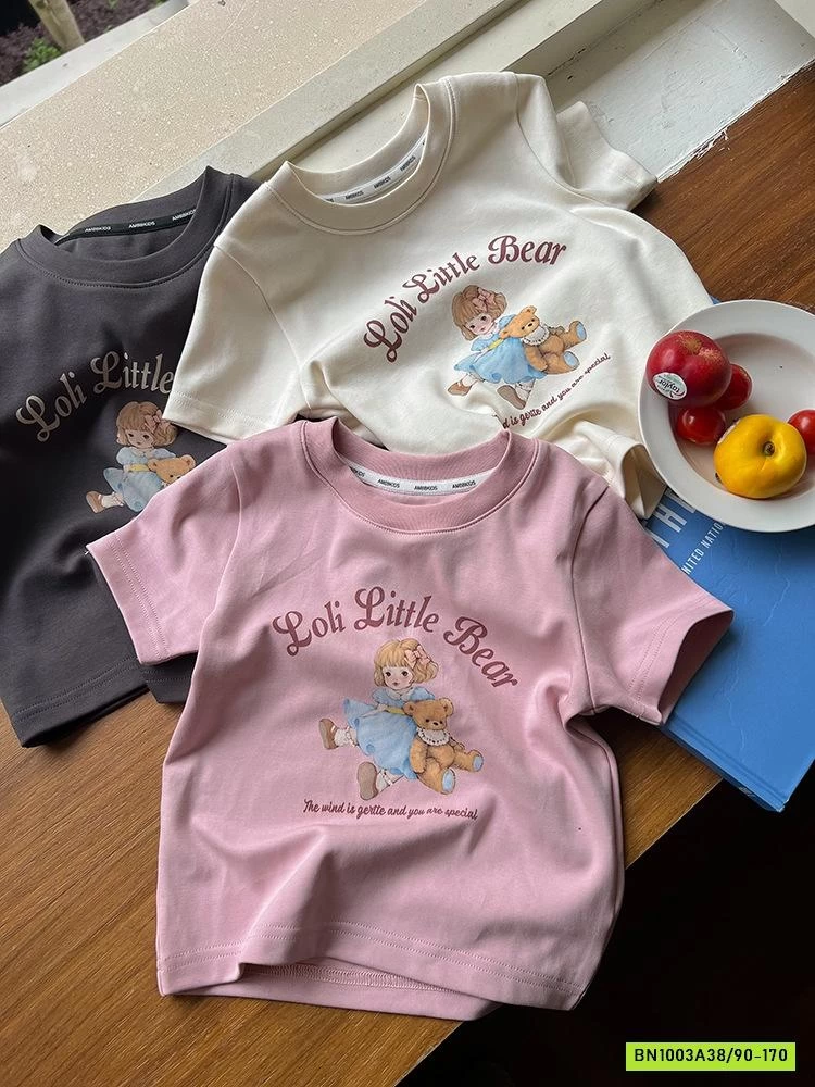 ÁO THUN CROPTOP GẤU BEAR 25C078 AMBB