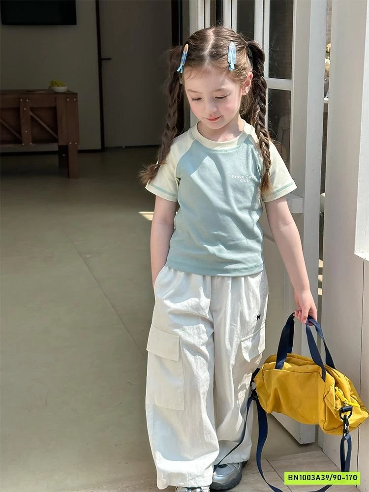 CROPTOP PHỐI MÀU TAY 25B027 AMBB