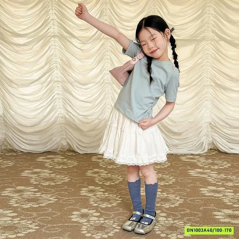 ÁO THUN TRƠN CỔ TRÒN BASIC 26A047 AMBB