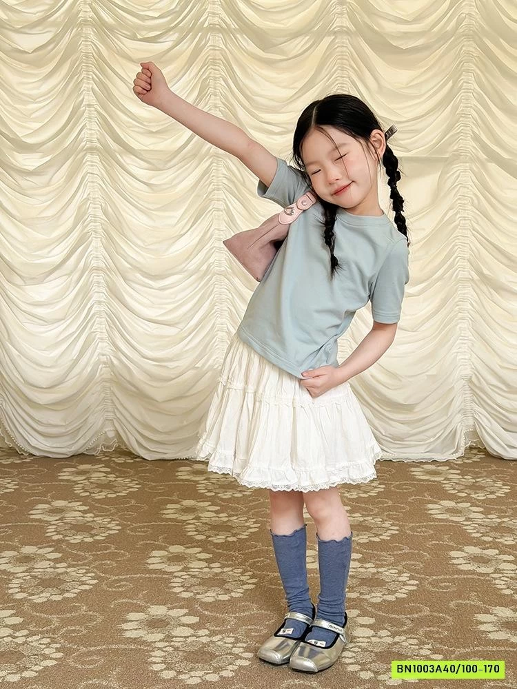 ÁO THUN TRƠN CỔ TRÒN BASIC 26A047 AMBB