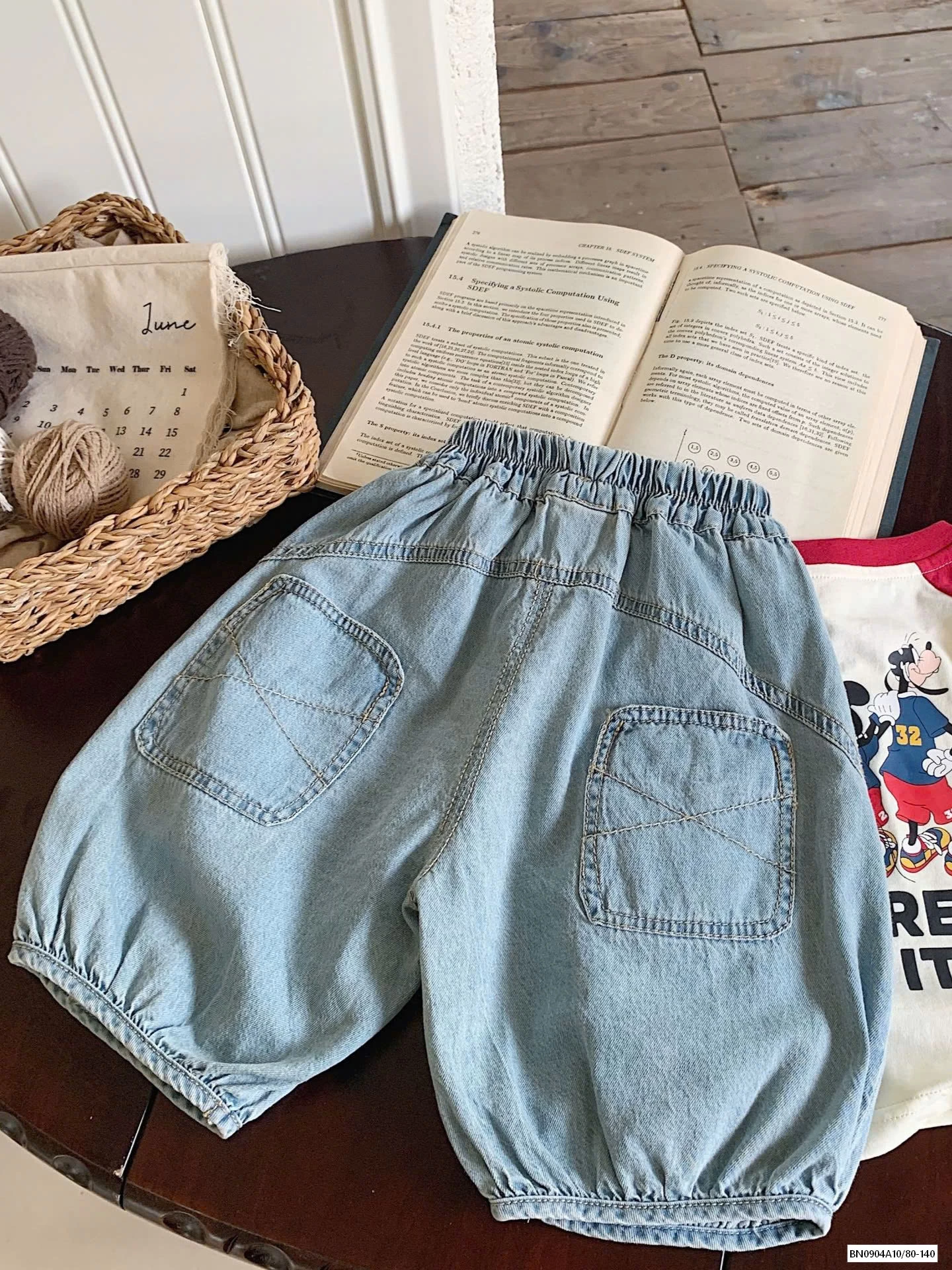 QUẦN BÍ JEANS TÚI SAU