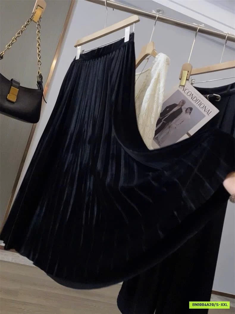 CHÂN VÁY XẾP LY DÁNG DÀI INBLUE