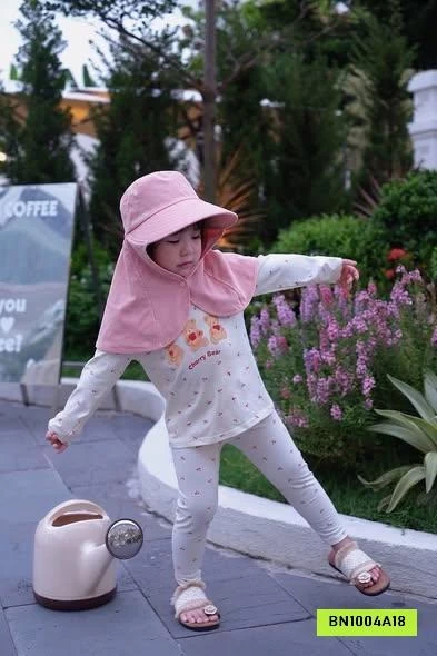 MŨ CHỐNG NẮNG LIỀN CHOÀNG KOREA CHO BÉ