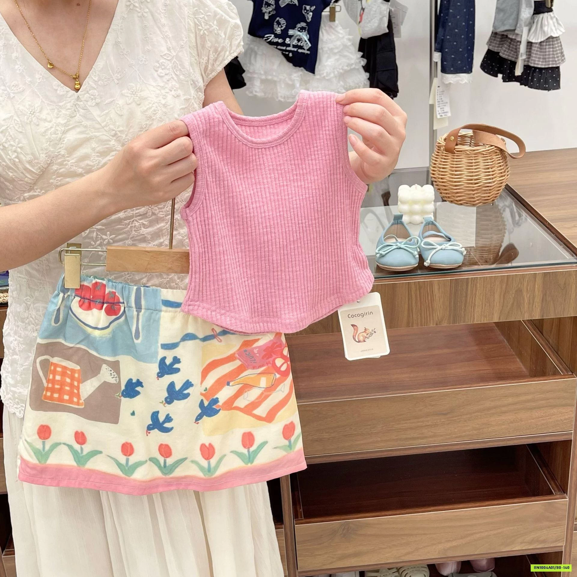 SÉT VÁY HỒNG COCOGIRIN