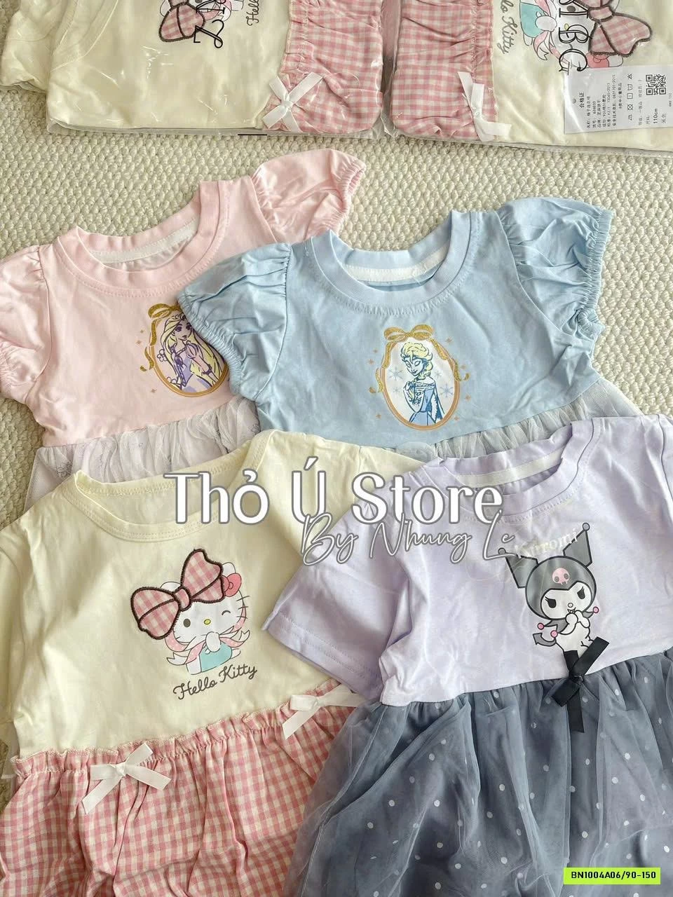 VÁY SANRIO PHỐI VOAN DỄ THƯƠNG