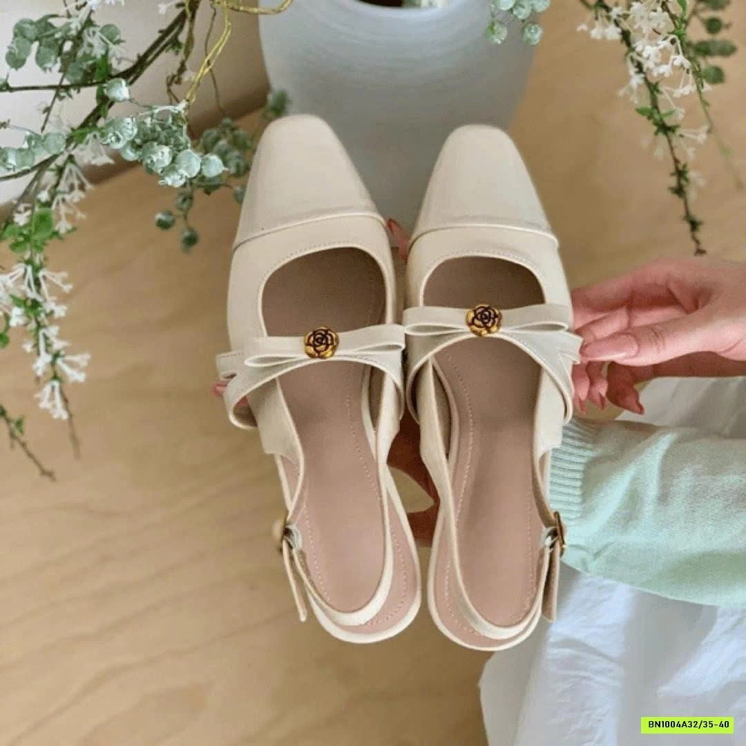 GIÀY SLINGBACK QUAI NƠ