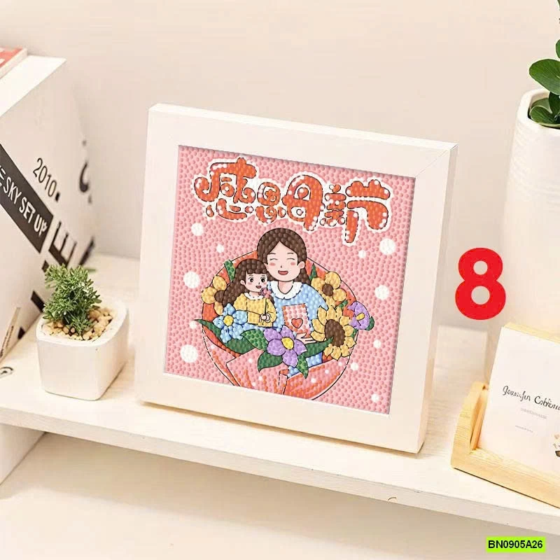 TRANH ĐÍNH ĐÁ TẶNG MẸ