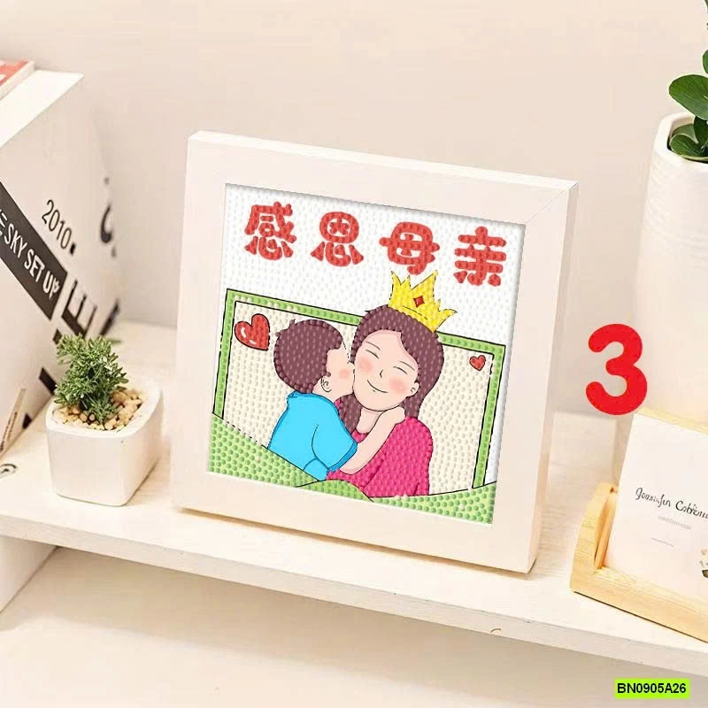 TRANH ĐÍNH ĐÁ TẶNG MẸ