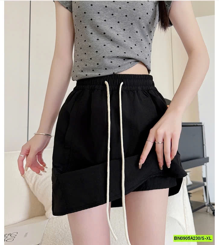 CHÂN VÁY CHỮ A CẠP CHUN