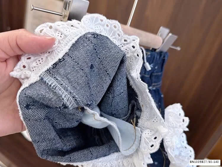 QUẦN SHORT VIỀN REN CHO BÉ GÁI