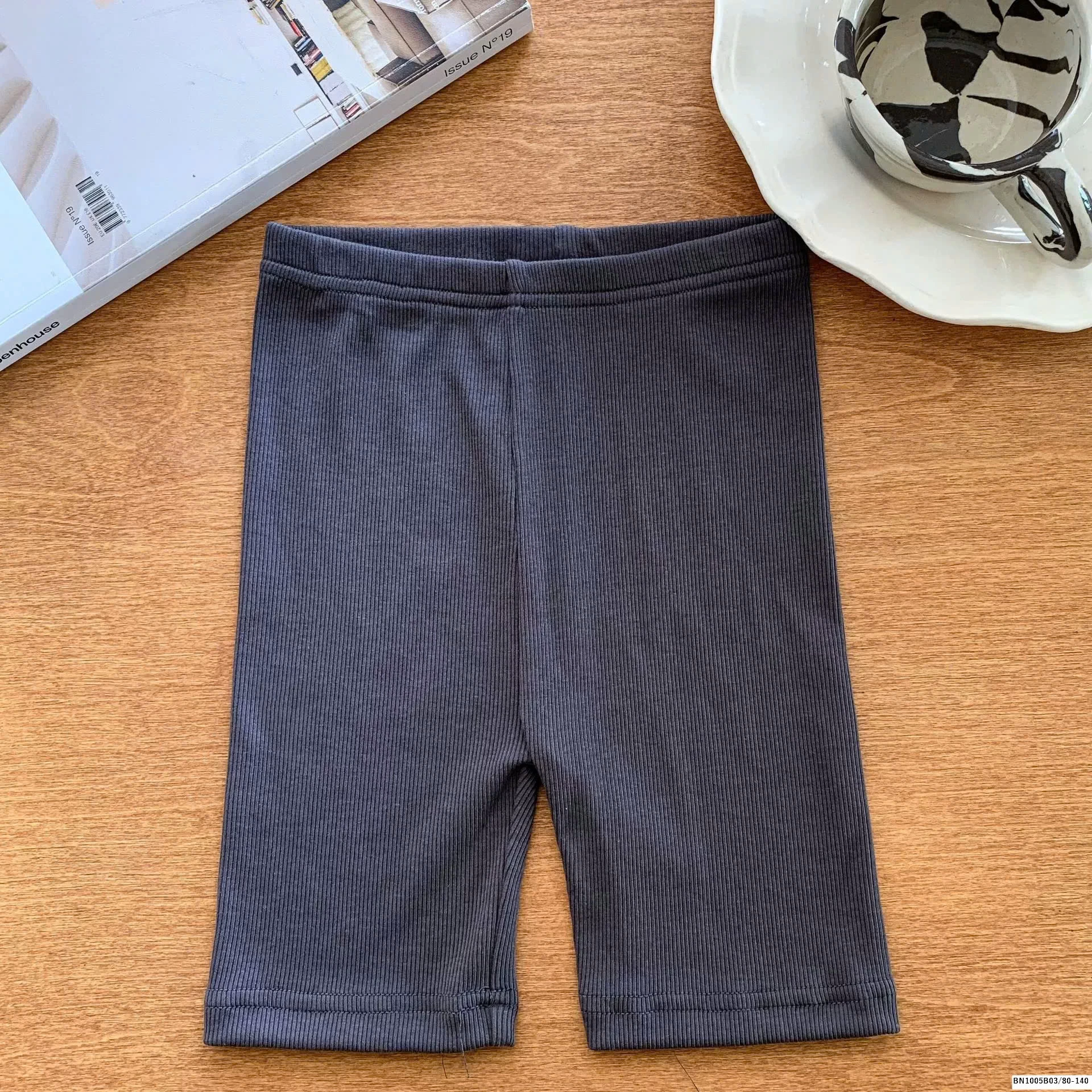 QUẦN LEGGING GÂN ĐÙI BÉ GÁI