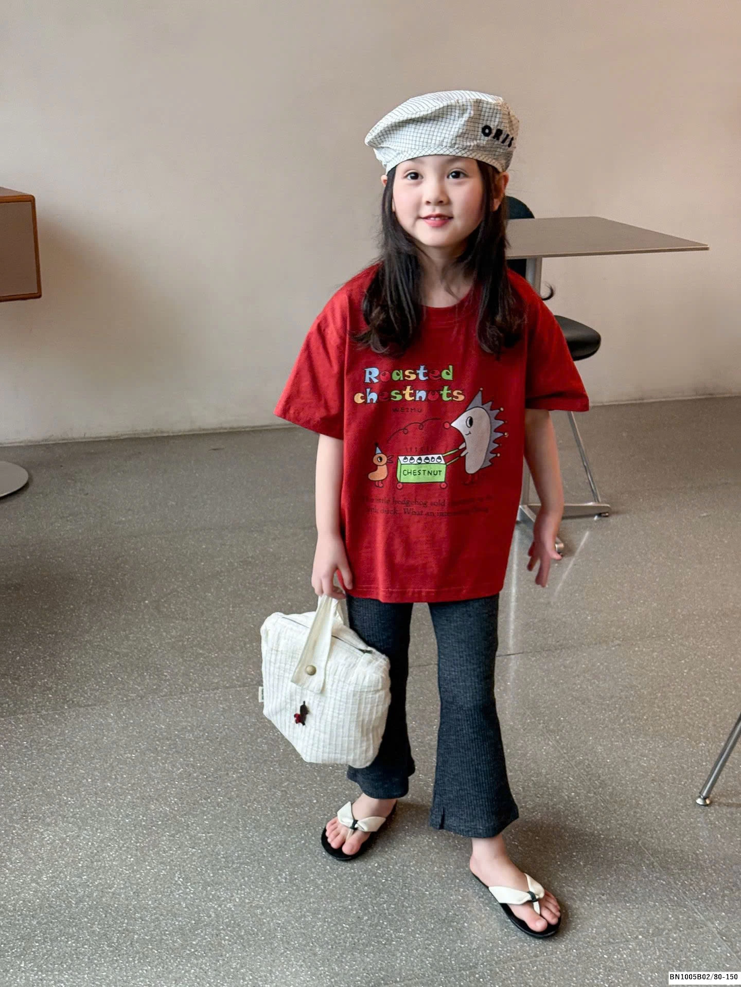 ÁO THUN IN HÌNH BÉ GÁI