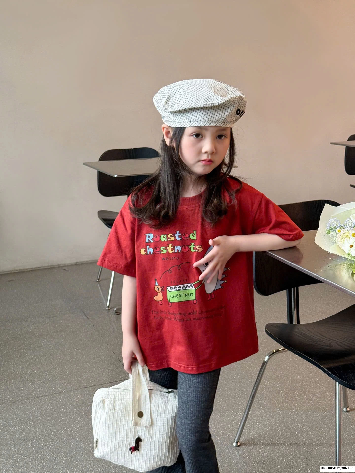 ÁO THUN IN HÌNH BÉ GÁI