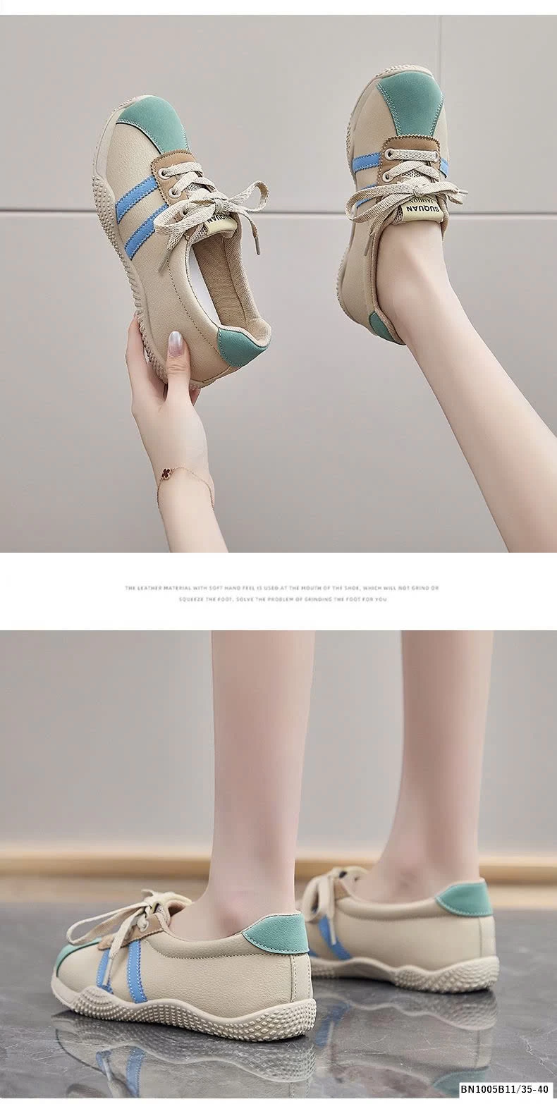 GIÀY THỂ THAO PHỐI MÀU ĐẾ ĐINH