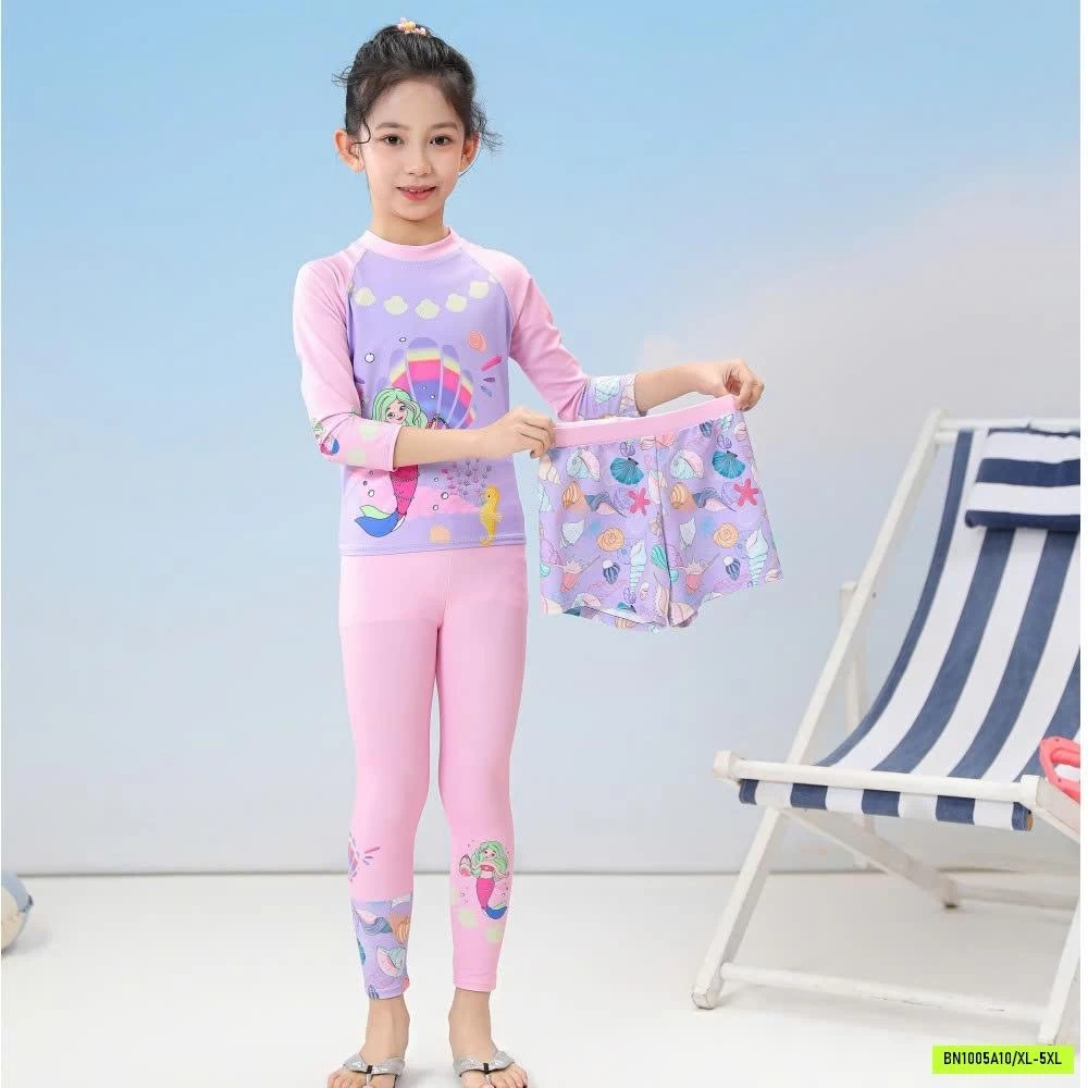SET ĐỒ BƠI BÉ GÁI 3 CHI TIẾT