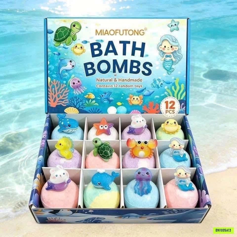 SÉT BATHBOMB 12 SINH VẬT BIỂN