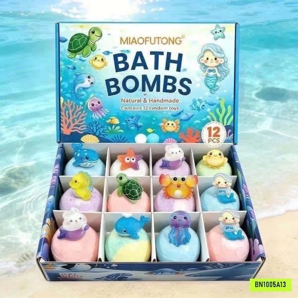 SÉT BATHBOMB 12 SINH VẬT BIỂN