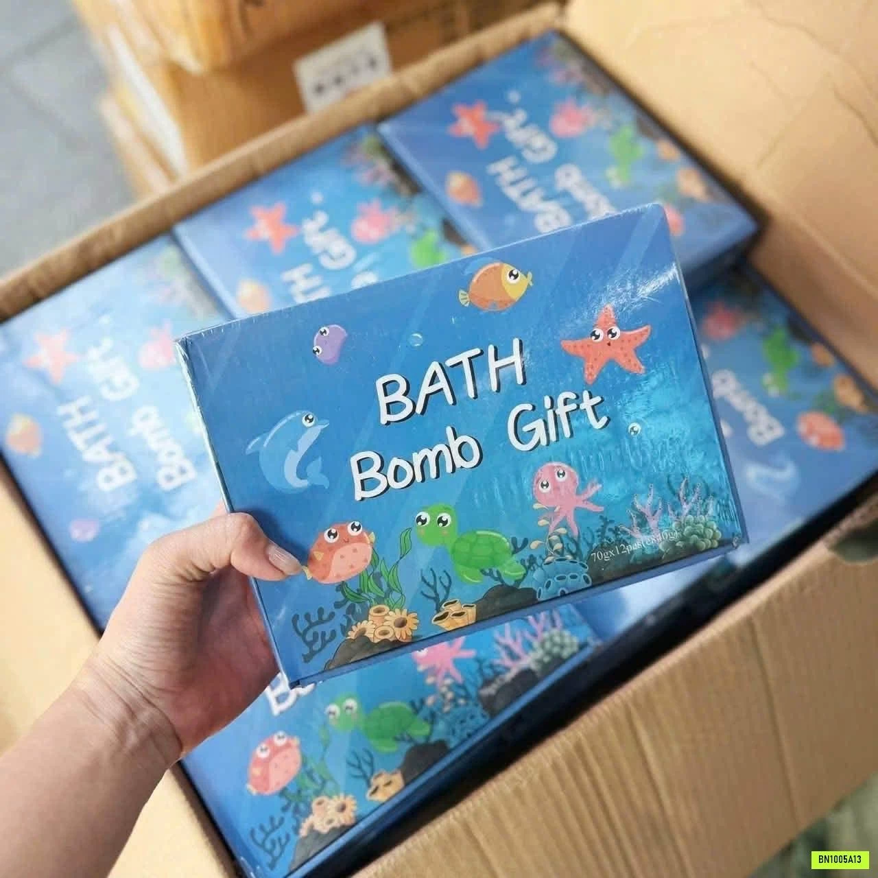 SÉT BATHBOMB 12 SINH VẬT BIỂN