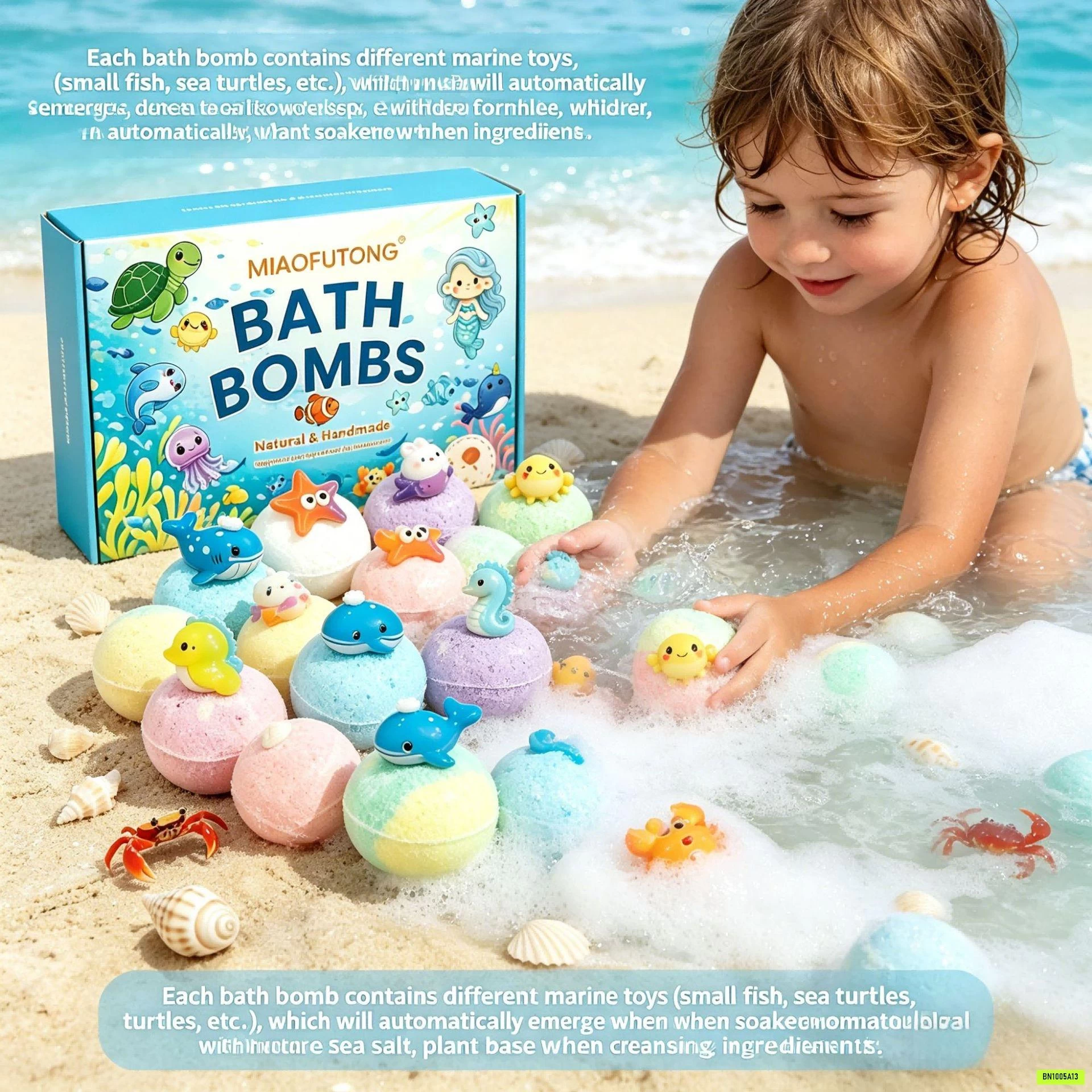 SÉT BATHBOMB 12 SINH VẬT BIỂN