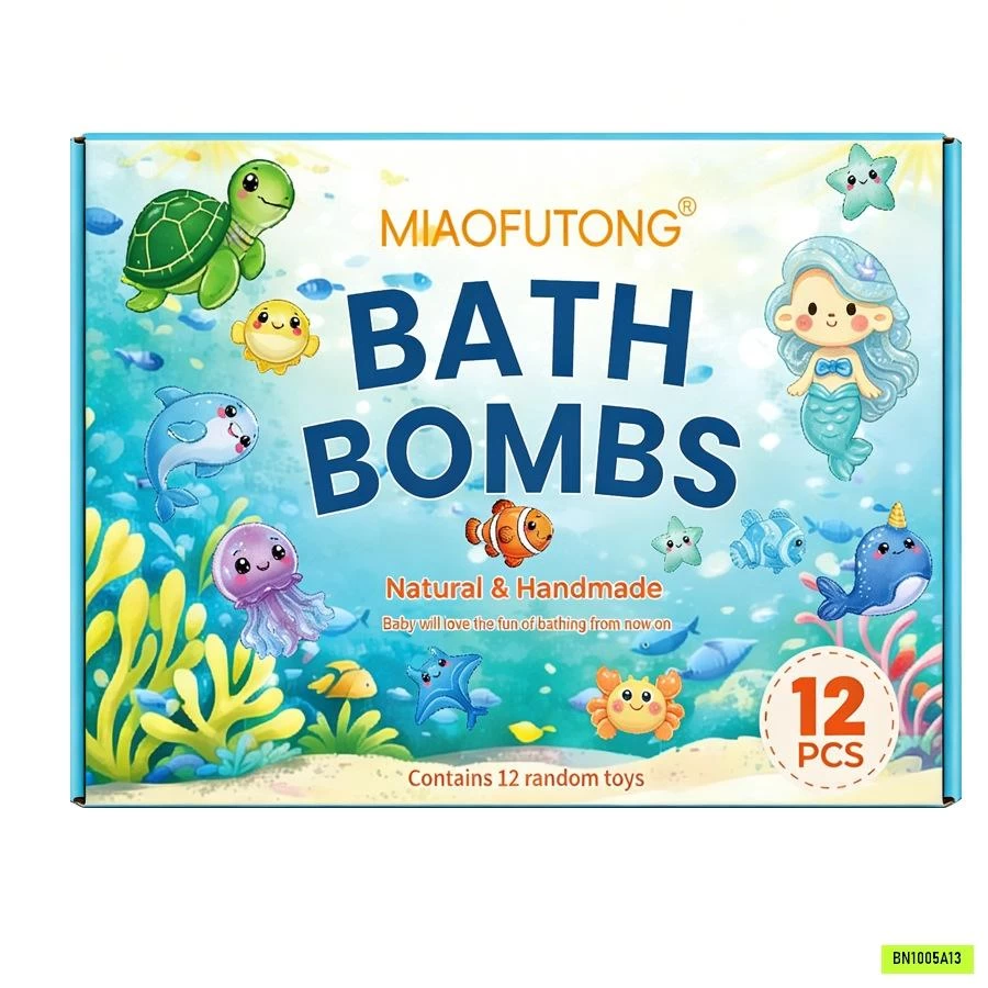 SÉT BATHBOMB 12 SINH VẬT BIỂN