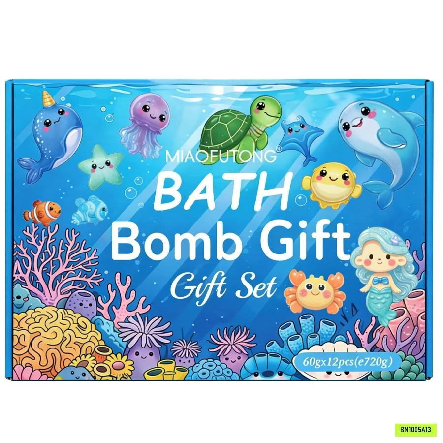 SÉT BATHBOMB 12 SINH VẬT BIỂN
