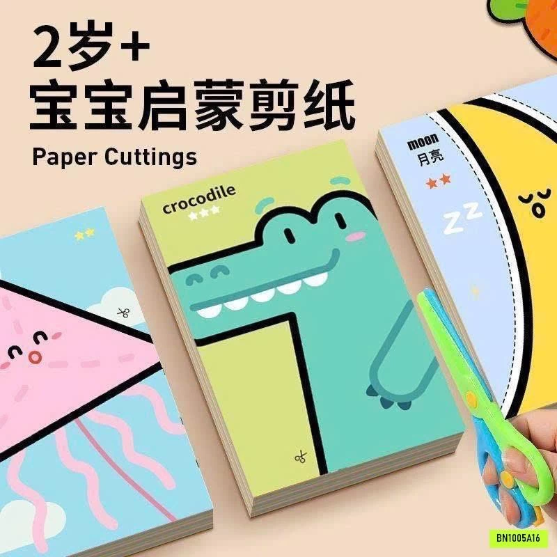 SÉT 124 TỜ CẮT DÁN CHO BÉ