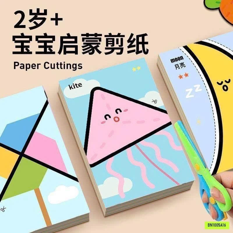 SÉT 124 TỜ CẮT DÁN CHO BÉ