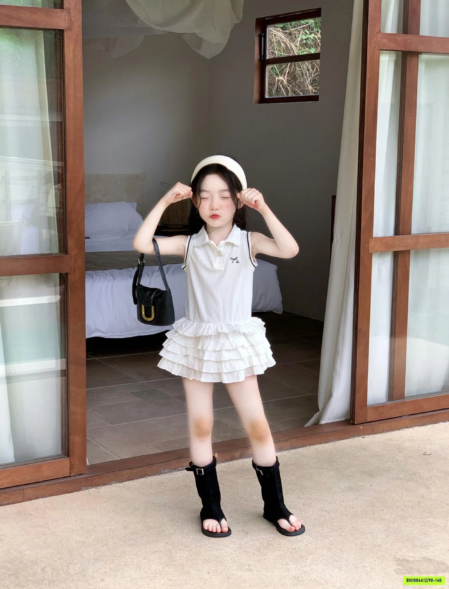ĐẦM POLO CHÂN BÈO TẦNG
