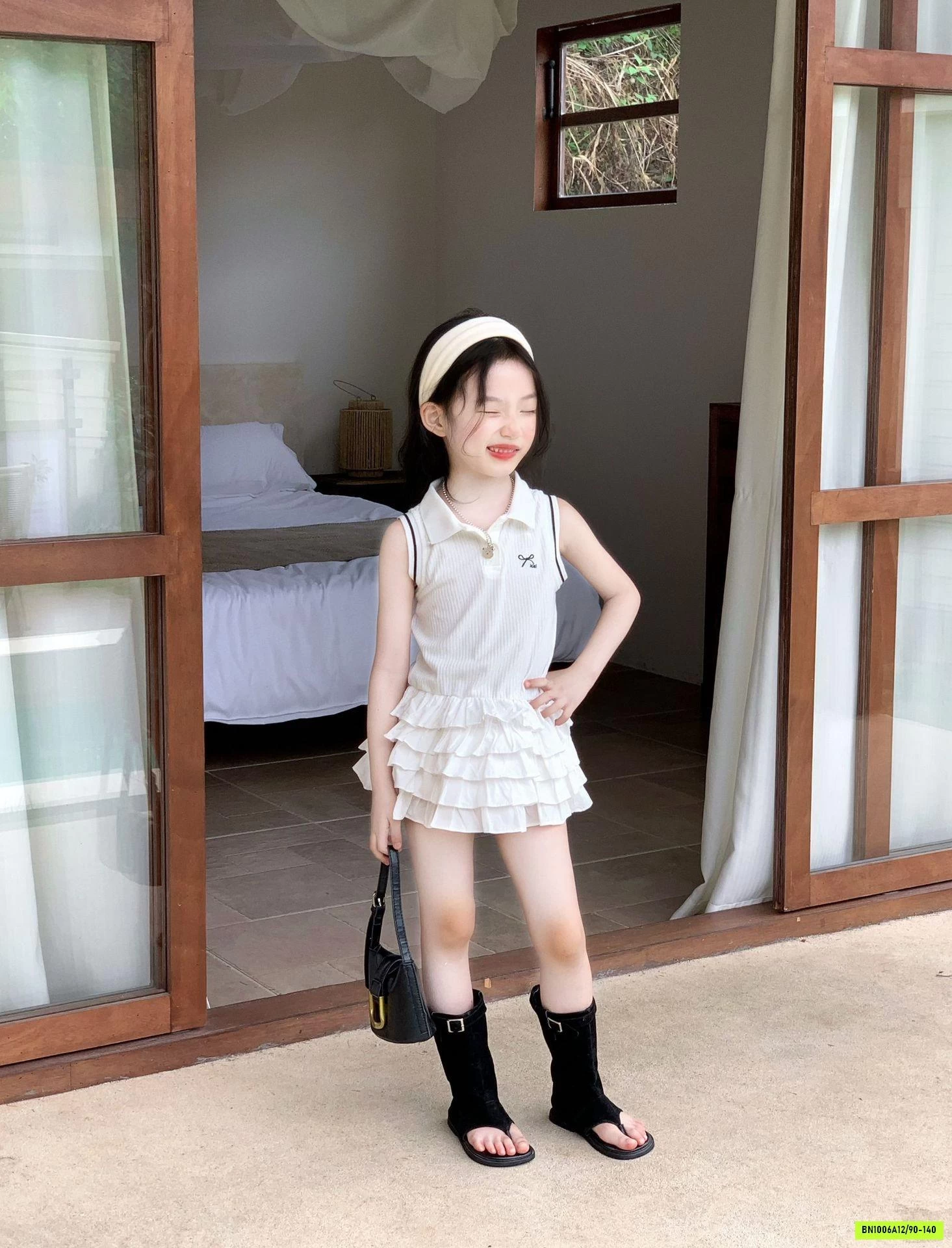 ĐẦM POLO CHÂN BÈO TẦNG