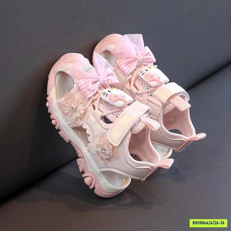 SANDAL RỌ GẮN CHARM KITTY