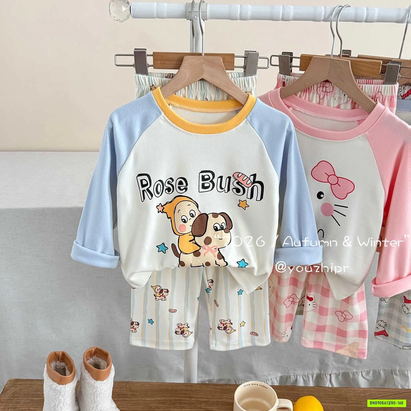 BỘ COTTON MẶC NHÀ DỄ THƯƠNG