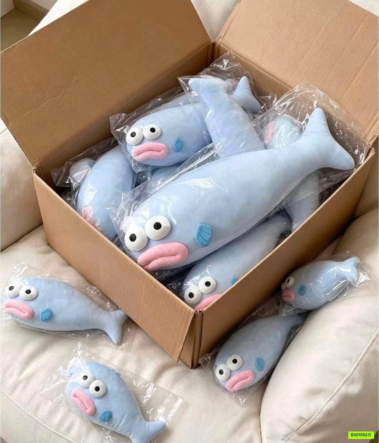 GỐI ÔM CÁ HEO BĂNG LẠNH