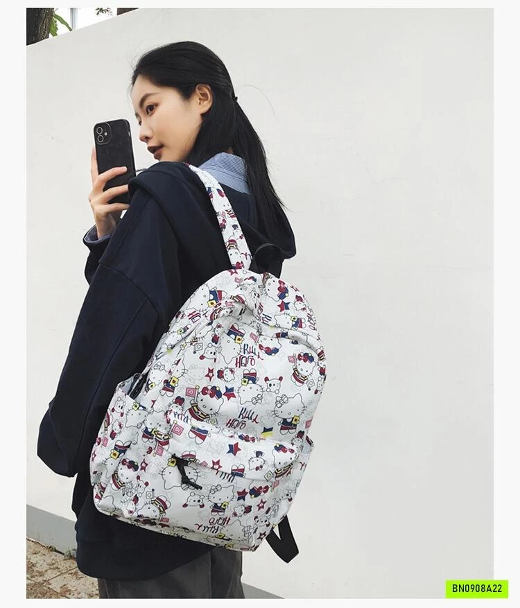 BALO VẢI KITTY NHÍ KUTE