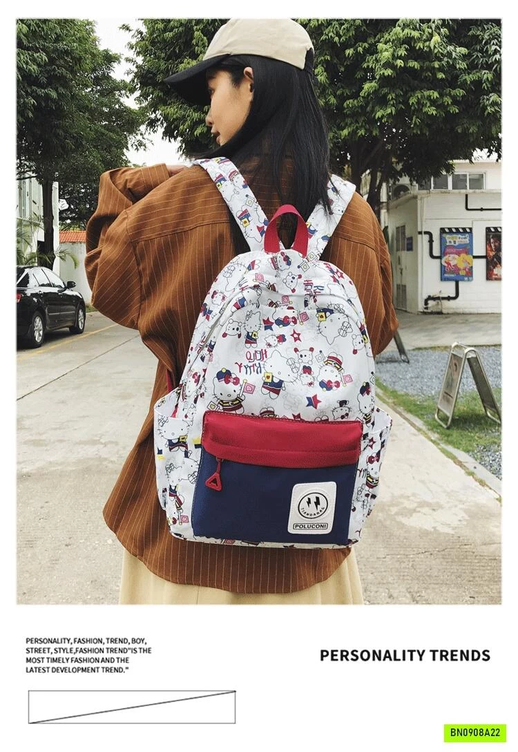 BALO VẢI KITTY NHÍ KUTE