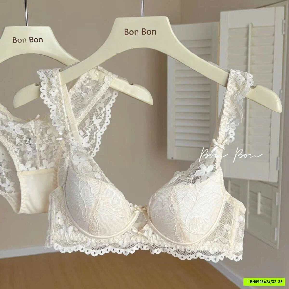 SET BRA PHỐI REN CÓ GỌNG