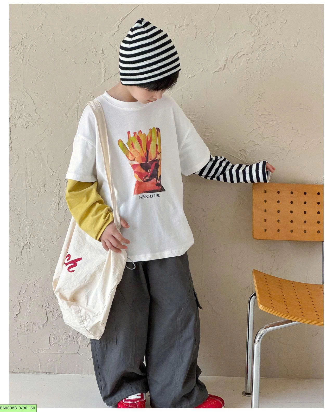 ÁO THUN KHOAI TÂY CHIÊN AOAOKIDS AQ6042