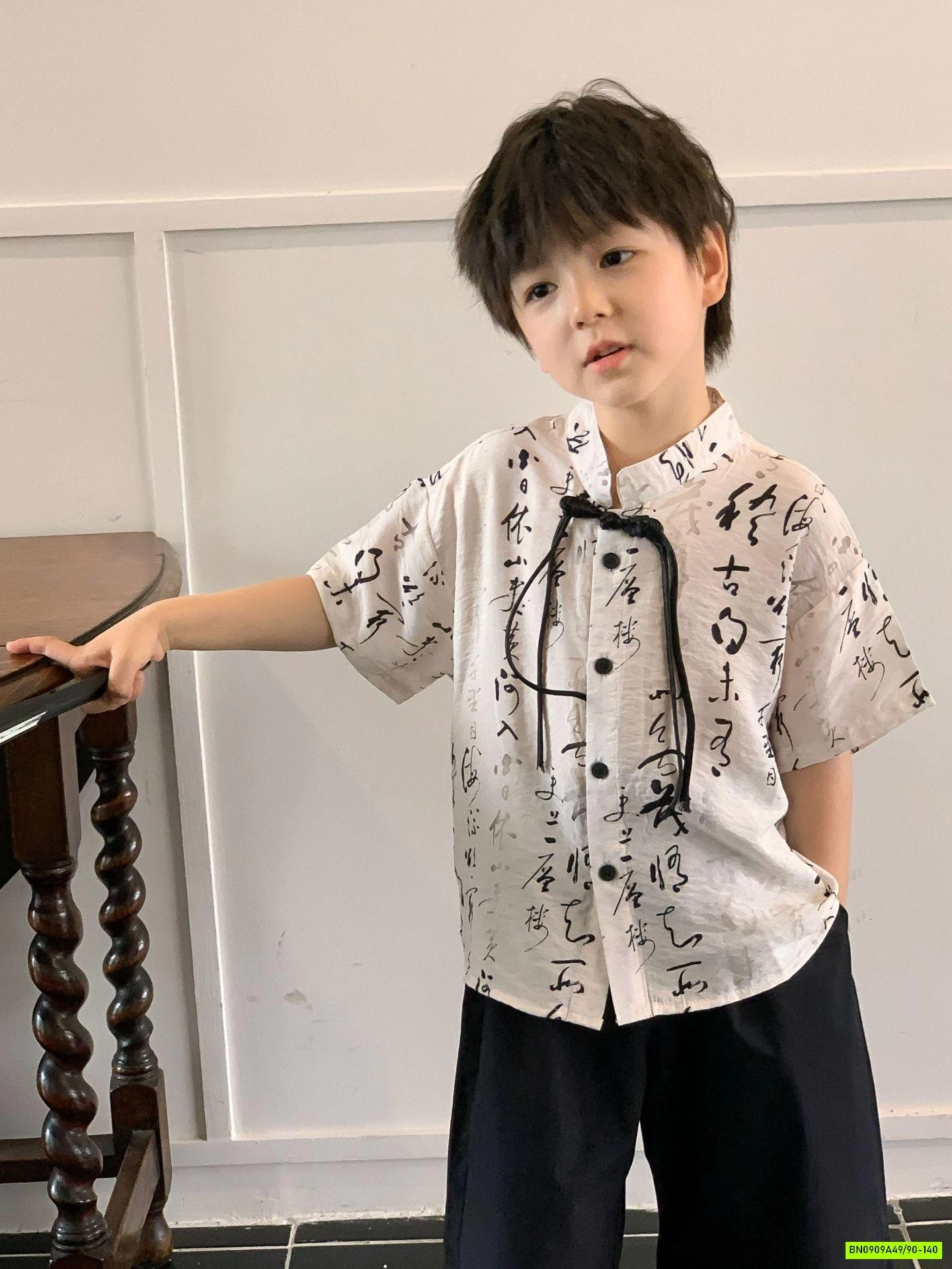 SÉT ĐŨI CỔ TÀU IN CHỮ BÉ TRAI