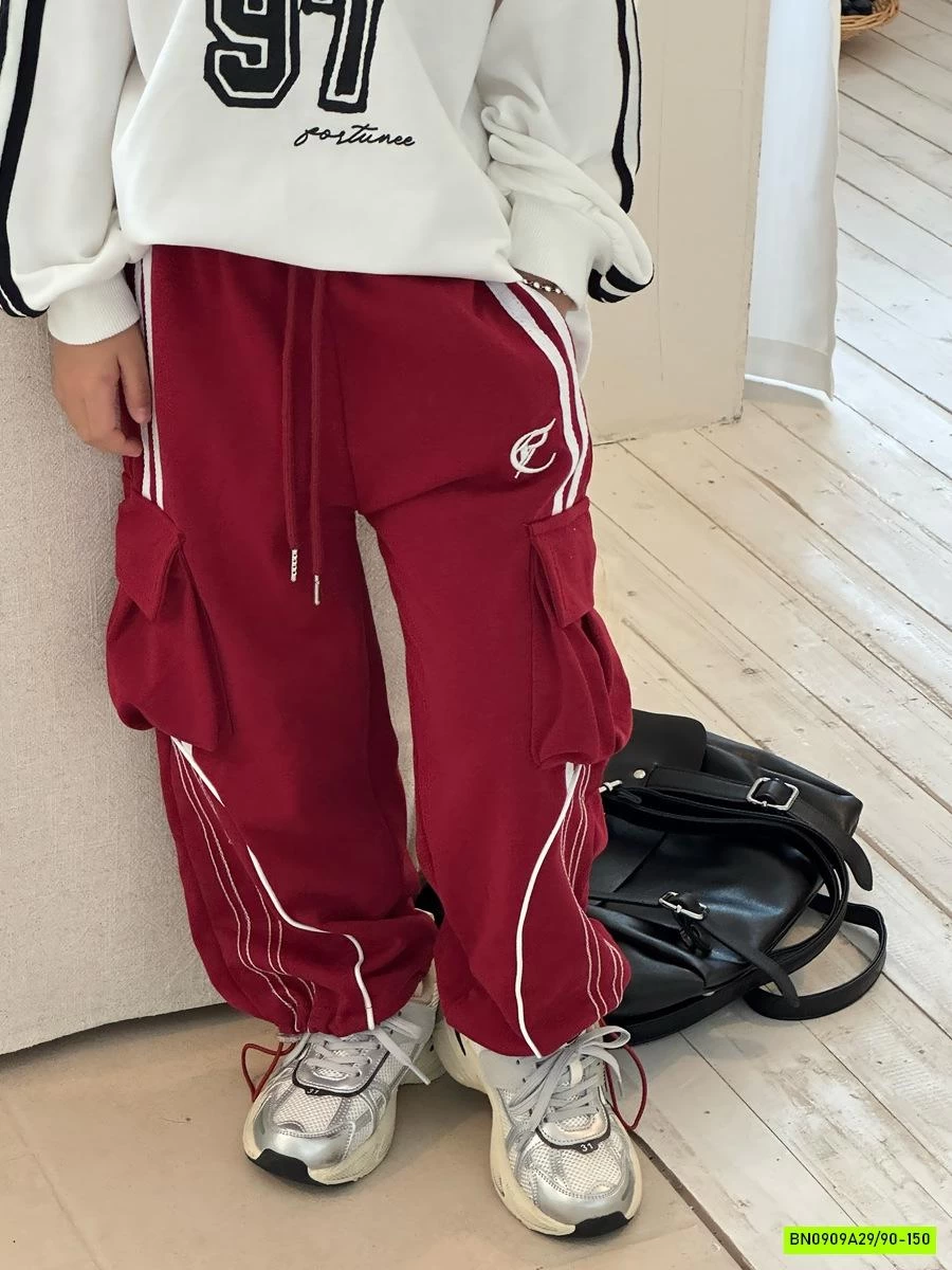 JOGGER PHỐI SỌC TÚI HỘP CÁ TÍNH