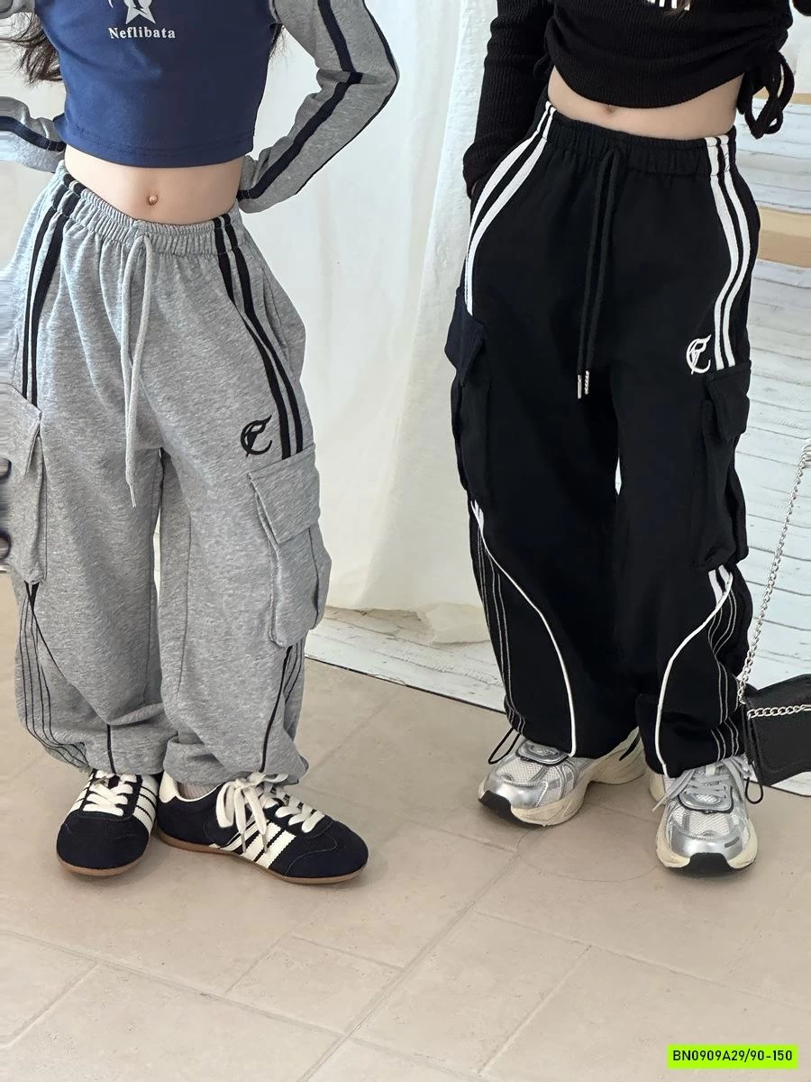 JOGGER PHỐI SỌC TÚI HỘP CÁ TÍNH