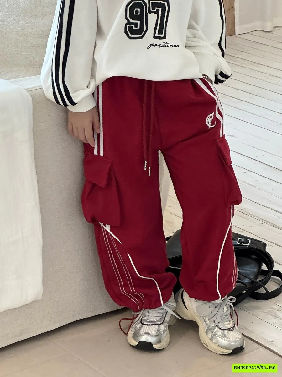 JOGGER PHỐI SỌC TÚI HỘP CÁ TÍNH