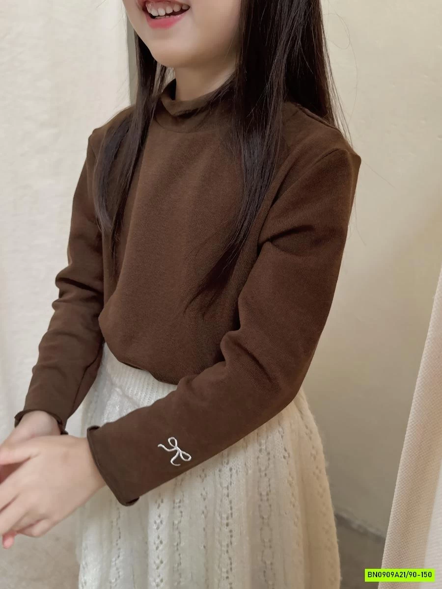 ÁO GIỮ NHIỆT VIỀN BÈO THÊU NƠ