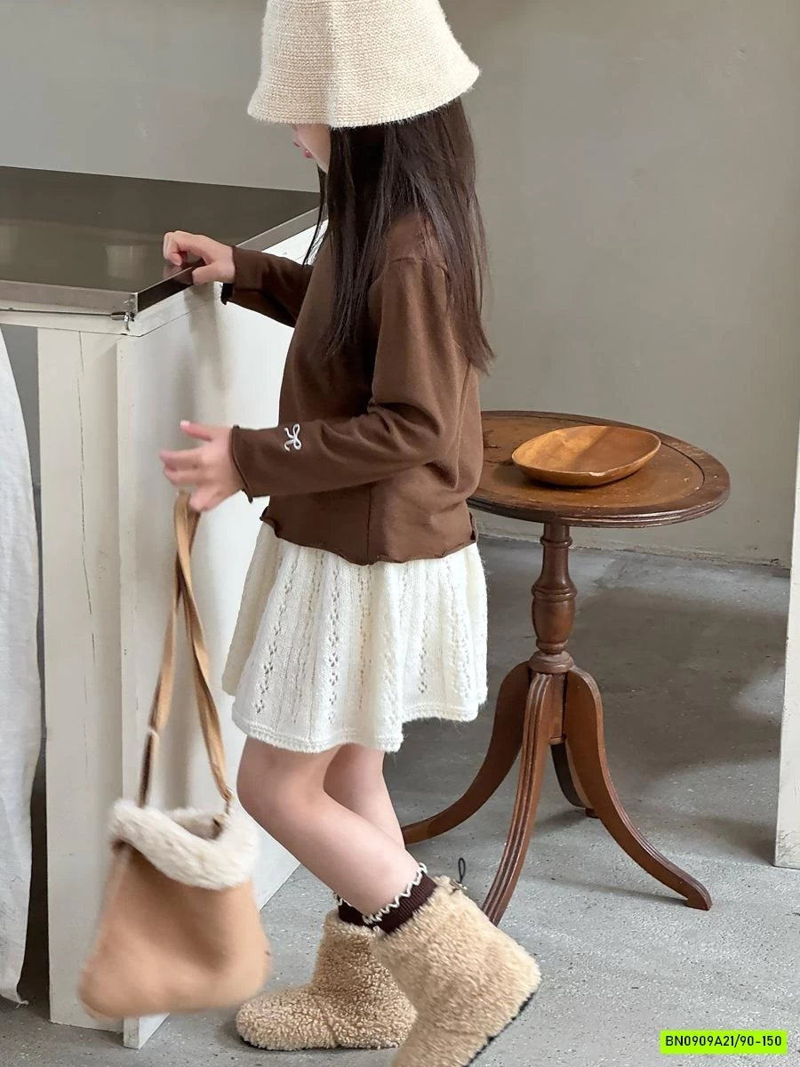 ÁO GIỮ NHIỆT VIỀN BÈO THÊU NƠ