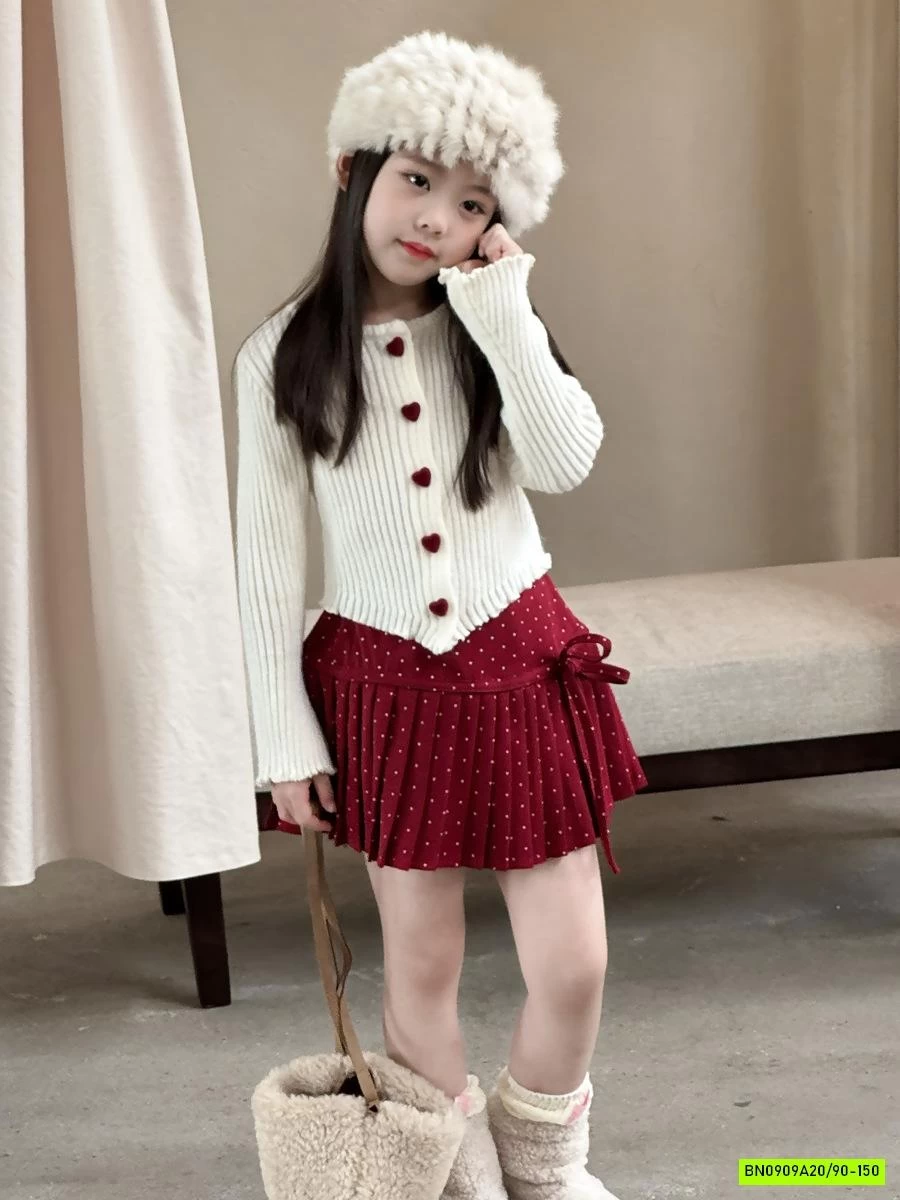 SÉT CROPTOP MIX CV ĐỎ